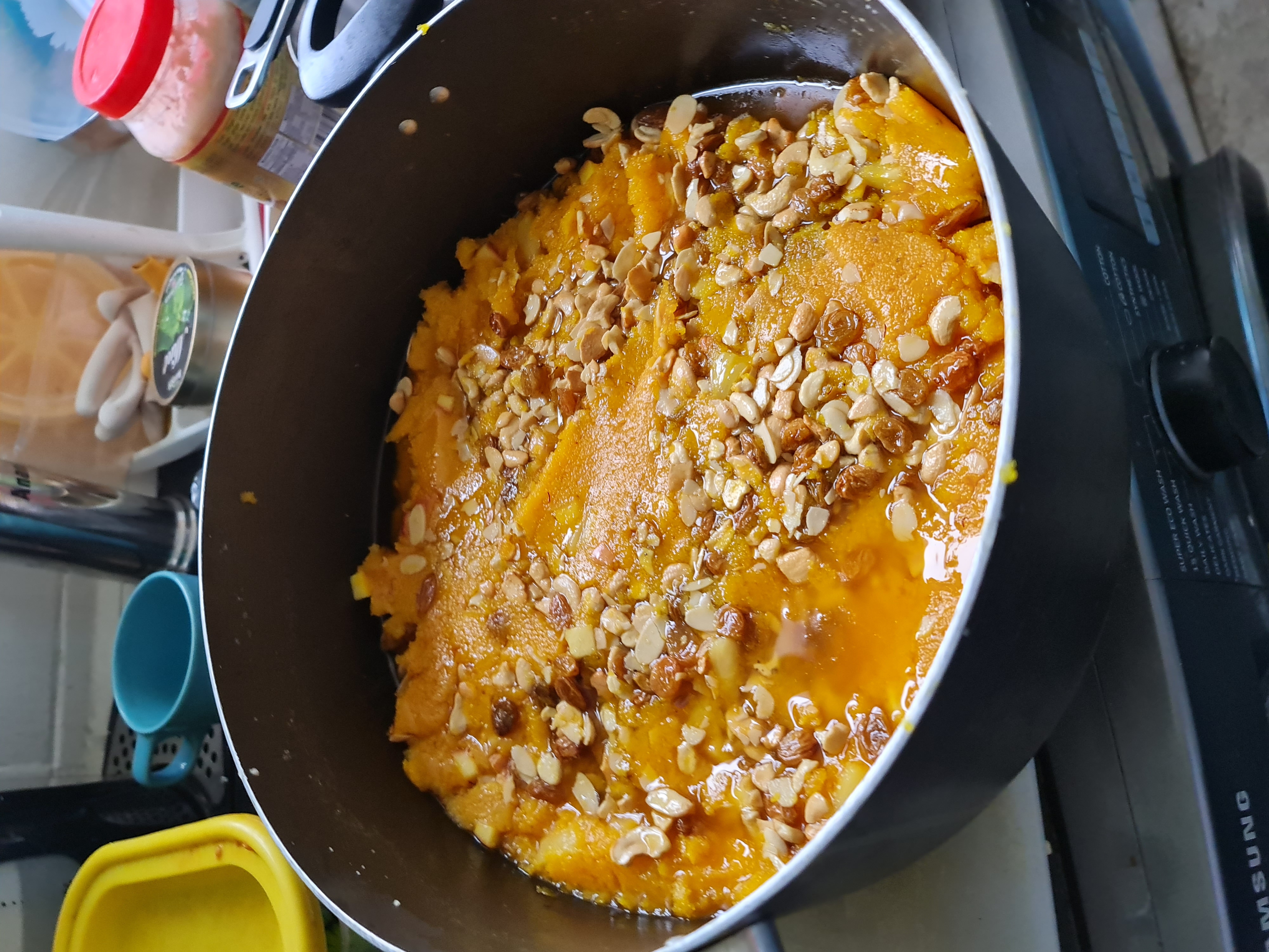 Rava Kesari, slow cooked